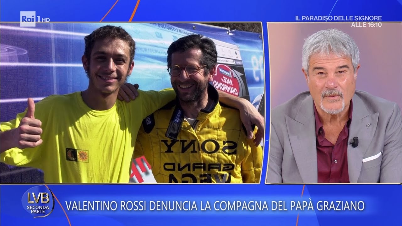 Valentino Rossi contro il padre Graziano: la denuncia alla compagna Ambra - La Volta Buona 21/01/26