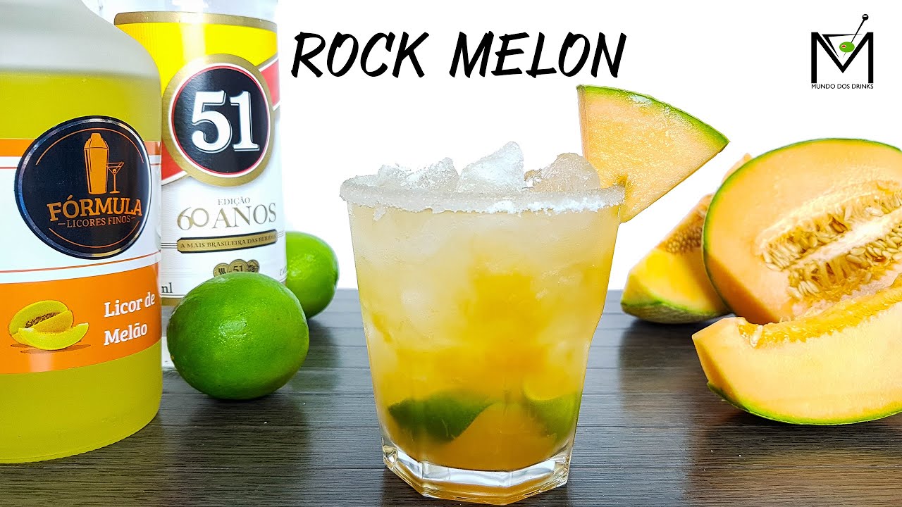 COMO FAZER CAIPIRINHA DE MELÃO | ROCK MELON