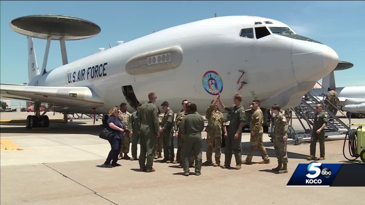Tinker Air Force crews prepare for first ever Pride Flight