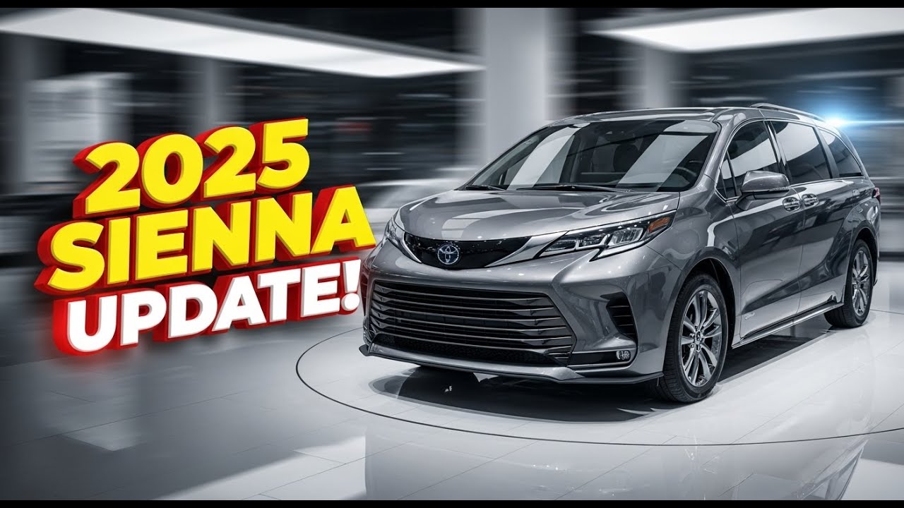 Toyota Sienna 2025: важные обновления, которые вы ОБЯЗАТЕЛЬНО должны увидеть!