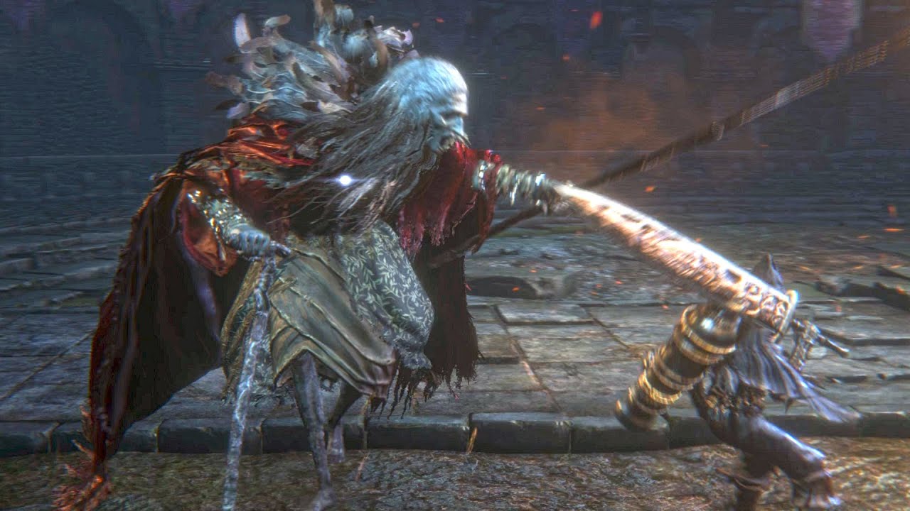 Bloodborne: Pthumerian Elder Boss Fight (1080p)