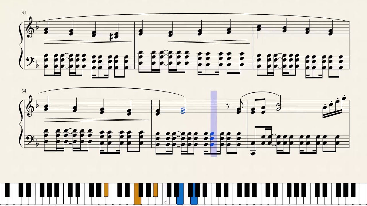 Noir : Canta per me Piano Sheet