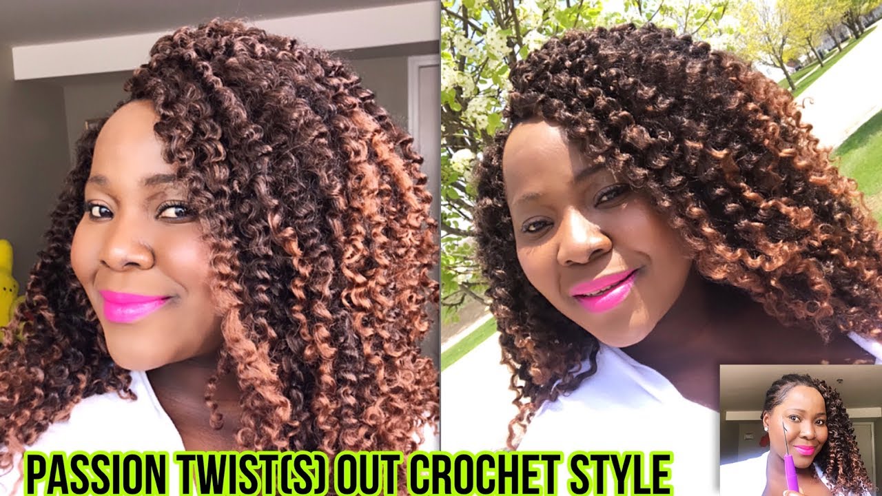 BROKE GIRL CROCHET HAIR HACK - PASSION TWIST OUT TUTORIAL