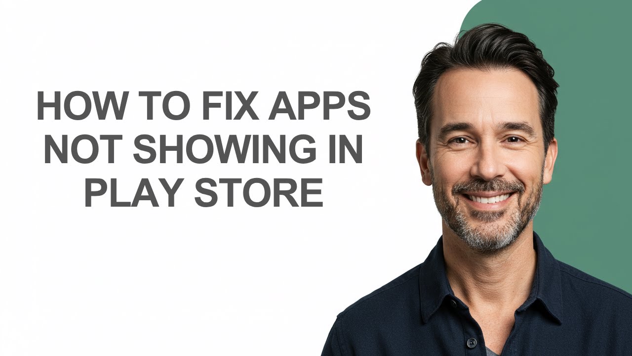 How To Fix Apps Not Showing In Play Store - KevinHowTo