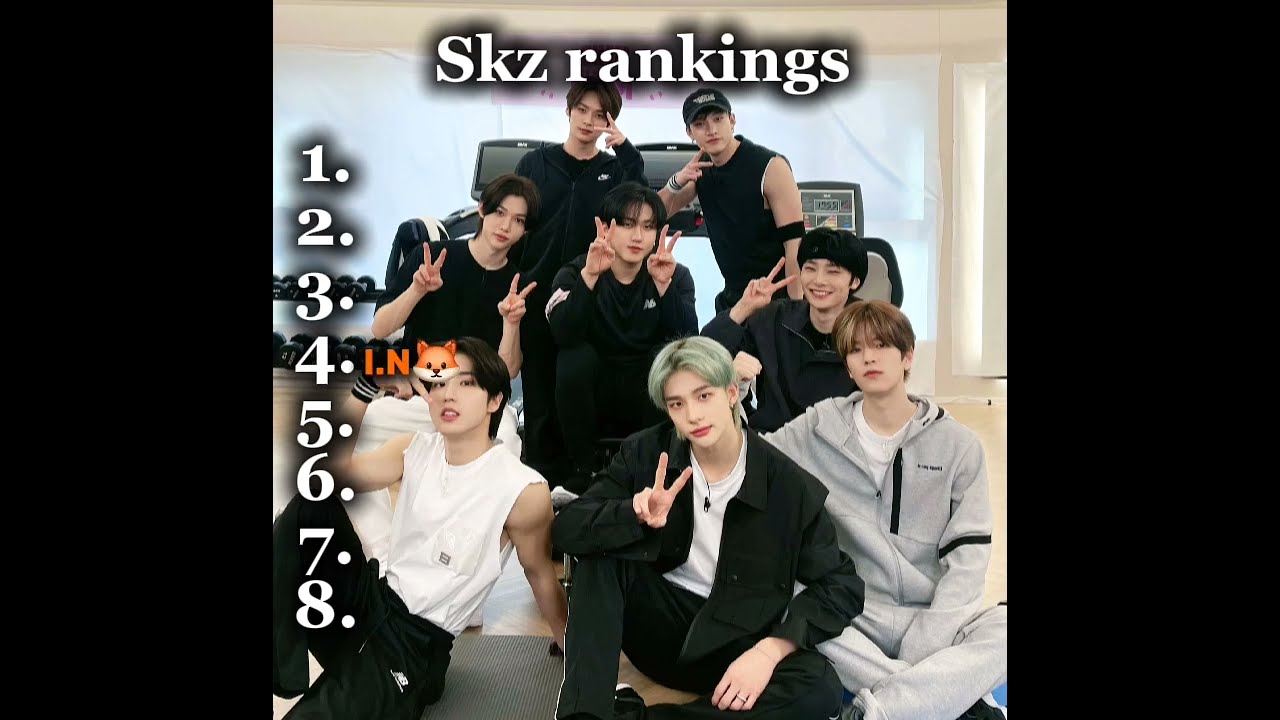 My skz ranking 