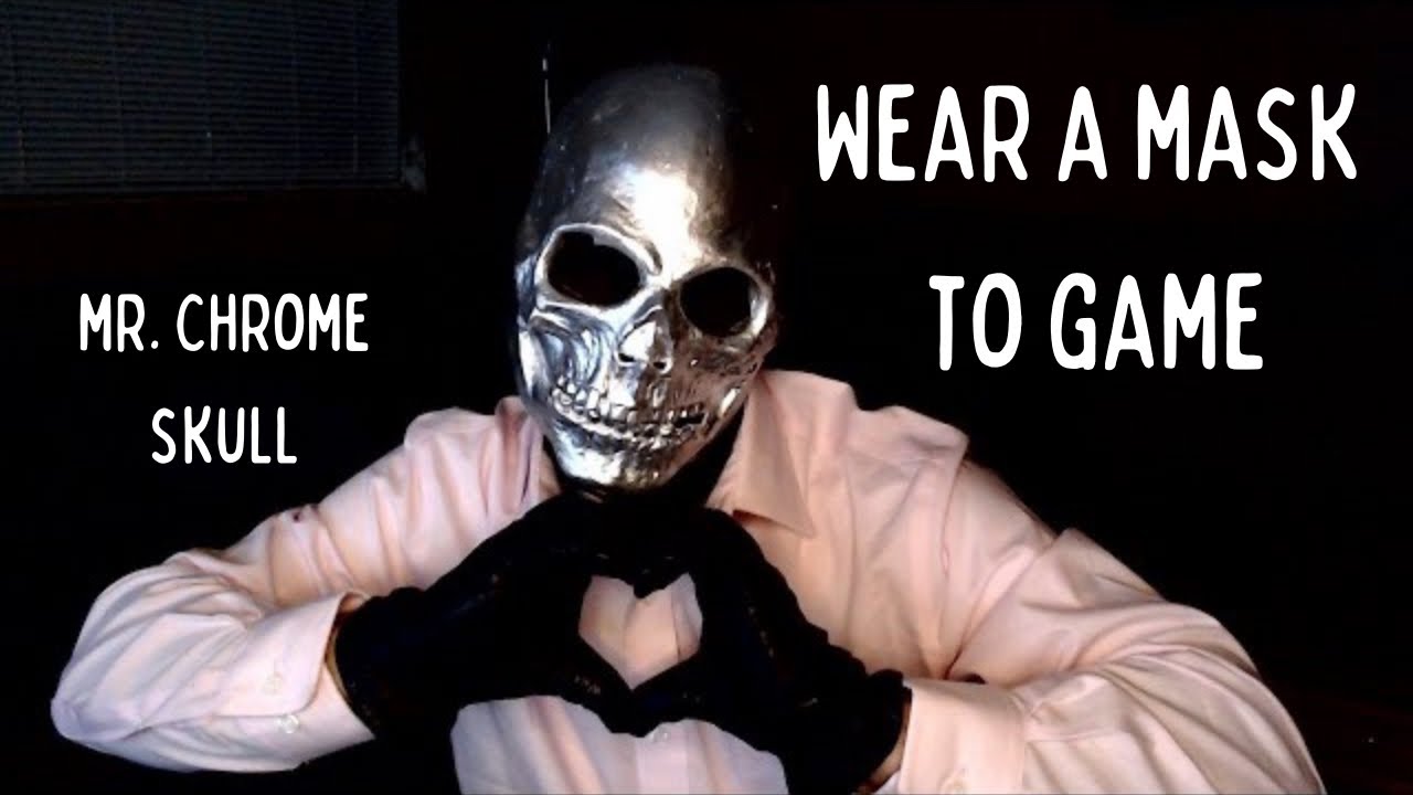 Can you wear a mask while streaming video games. Lets make my channel more enjoyable.