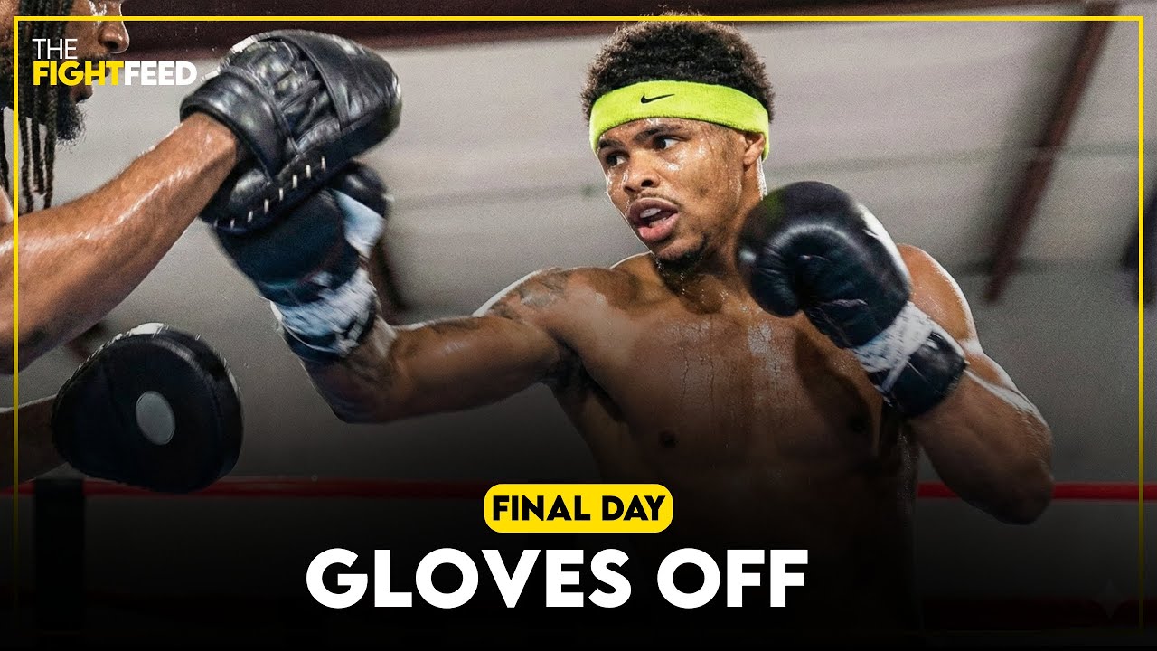 GLOVES OFF: Shakur Stevenson Final Day Of Training Camp Before Teofimo Lopez Fight