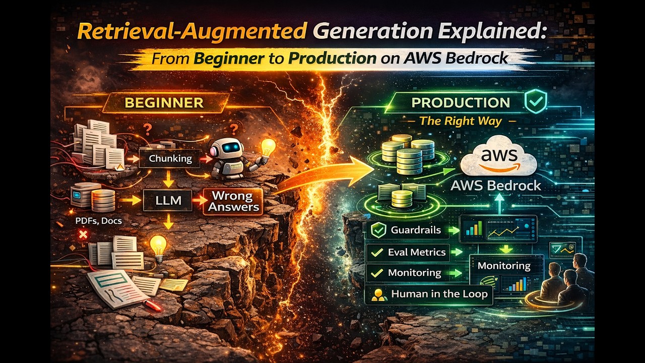 Retrieval-Augmented Generation Explained: From Beginner to Production on AWS Bedrock