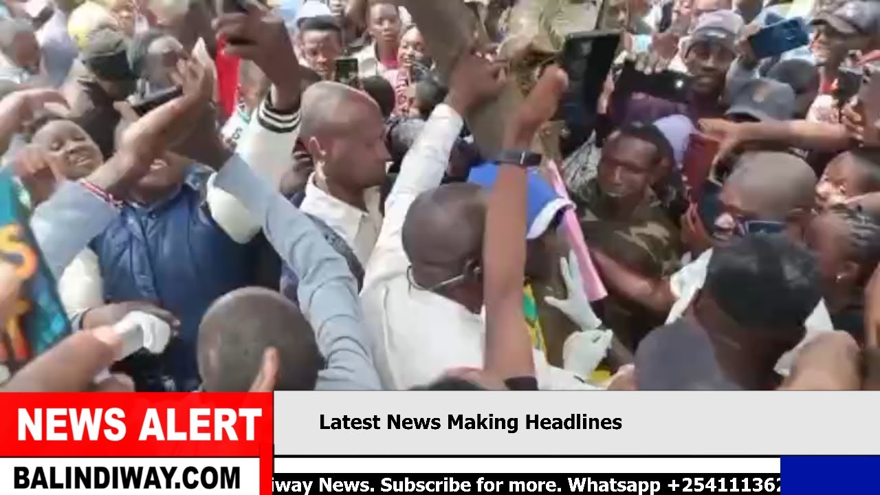 Excitements in Machakos as man breaks world record after hugging tree for 84 hours!
