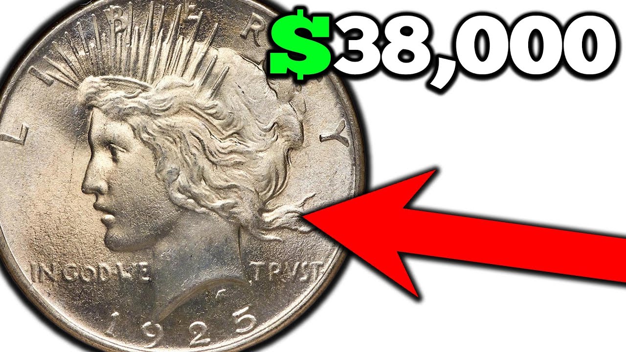 1925 PEACE DOLLAR Silver Coins Worth Money!