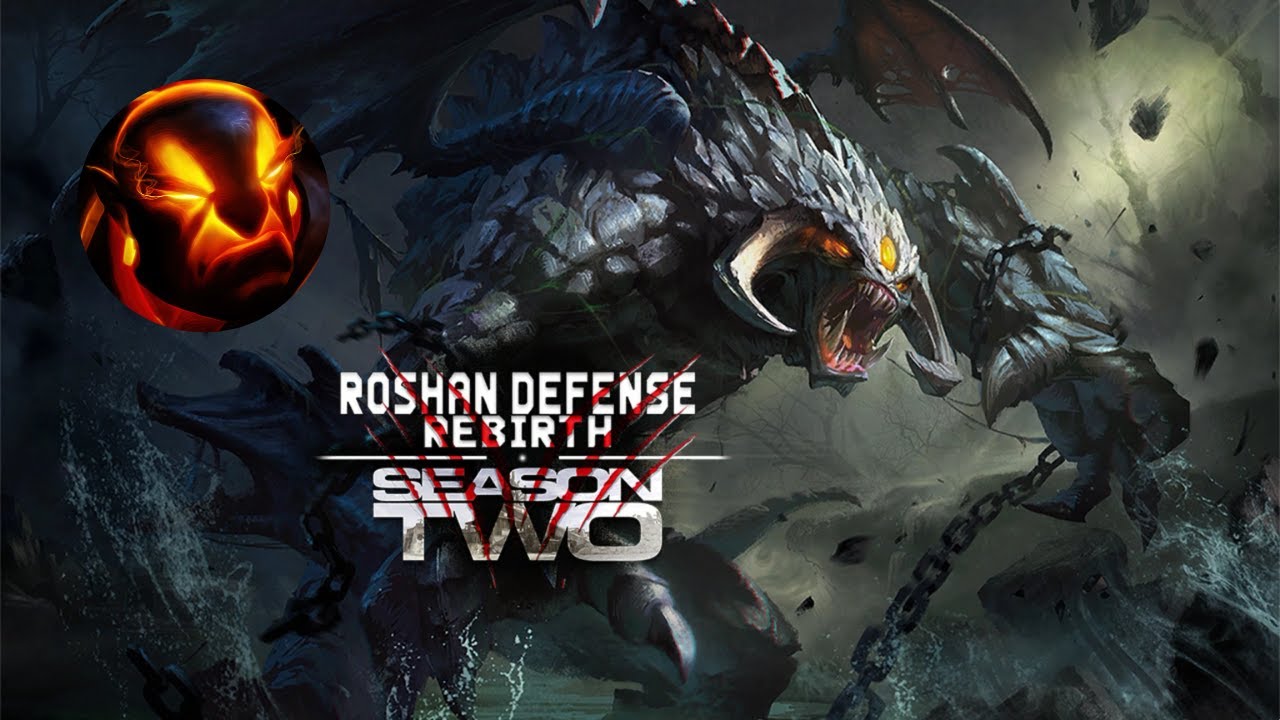 Ember Spirit Gameplay | Roshan Defense Rebirth S2 | Dota 2 Arcade