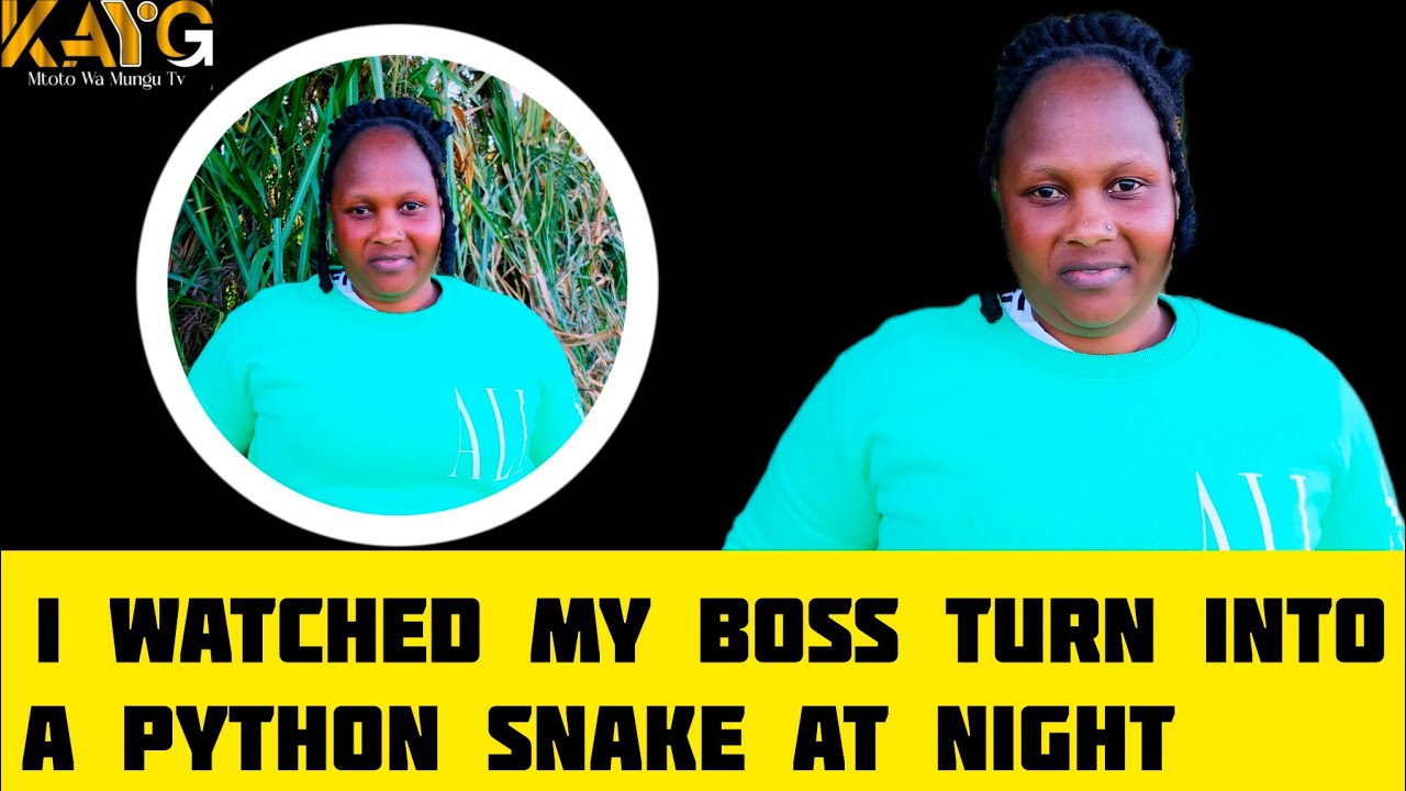 My dark experience after watching my boss turn into a python snake at night in a secret room