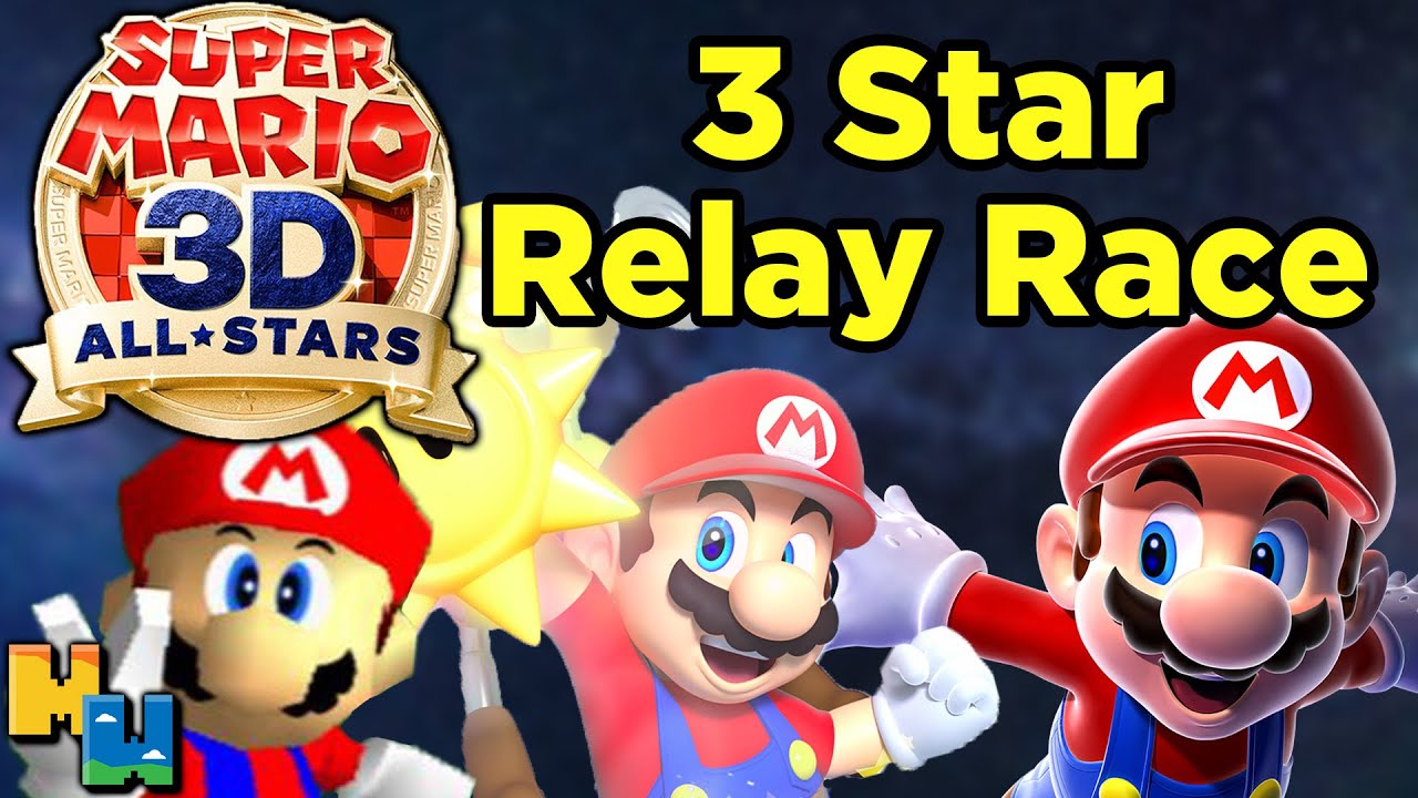 Super Mario 3D All Stars: Эстафета на 3 звезды!