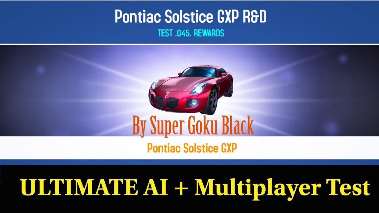 Pontiac Solstice GXP ULTIMATE AI & Multiplayer Test - Asphalt 8