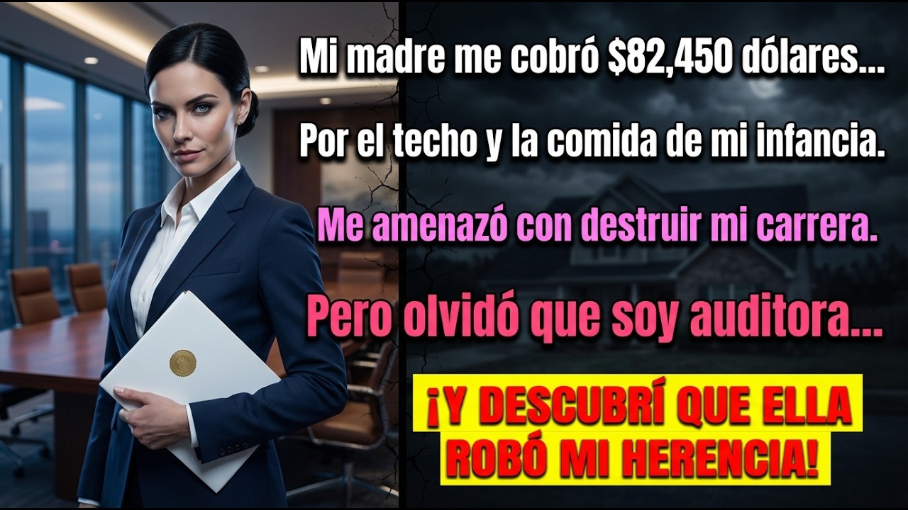 Mi madre me cobró $80,000 por haberme criado — La auditoría forense que le entregué la hundió...