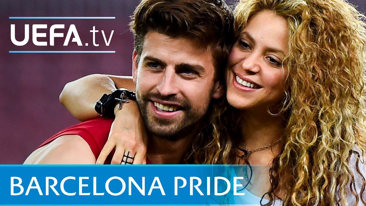 Piqué and Shakira's Barcelona pride