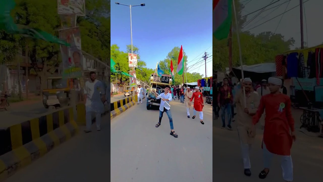 Eid milad unnabi jolos reli jhanda #shortsvideo #eidmiladunnabi
