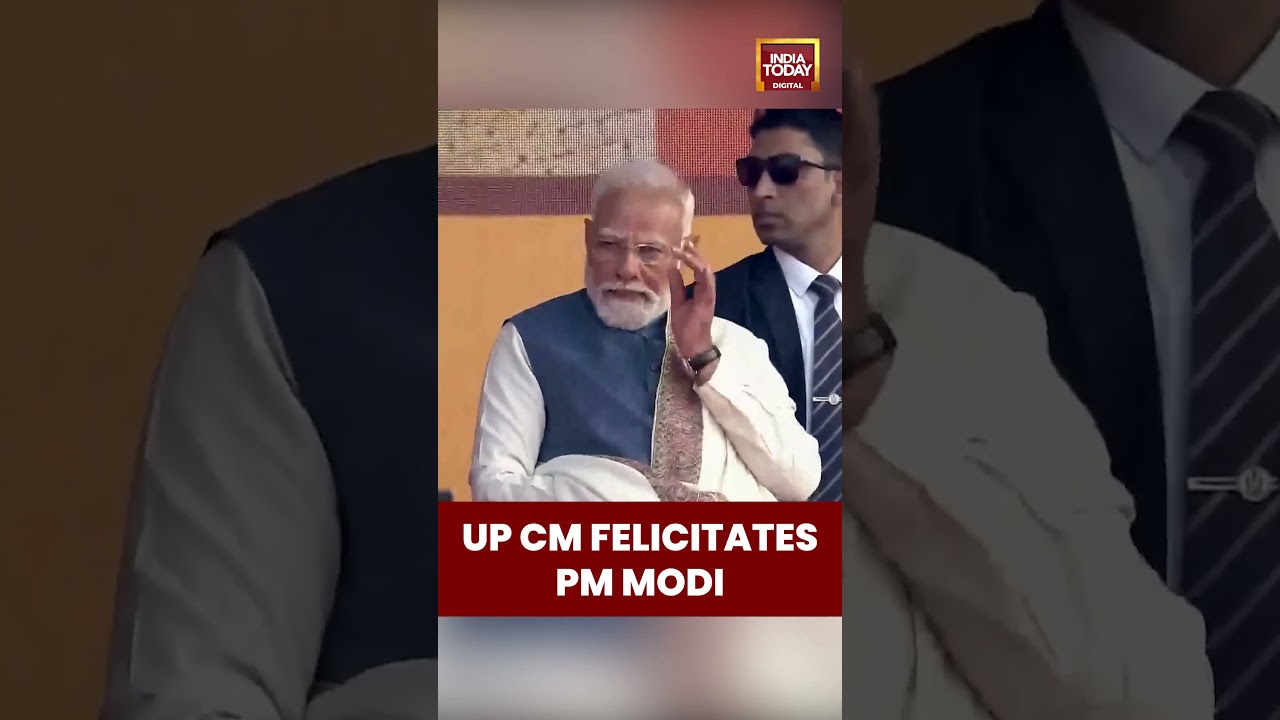 Yogi Adityanath Felicitates #pmmodi at Lucknow Event | #rashtraprernasthal Inauguration