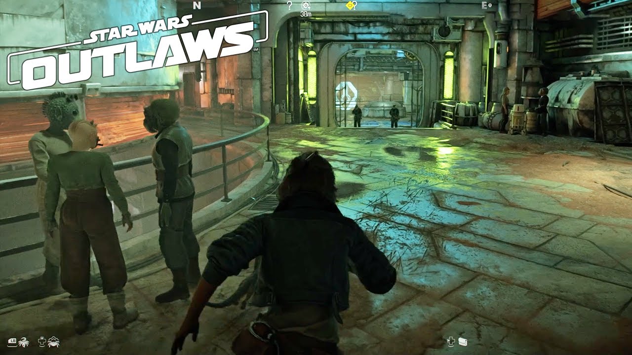 Star Wars Outlaws Gameplay - City Exploration, Mini Games & More (Outlaws Star Wars)