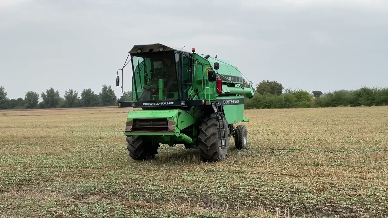 Повітряне охолодження на 4,25 жатці? Deutz Fahr 35.70 у Швеції!