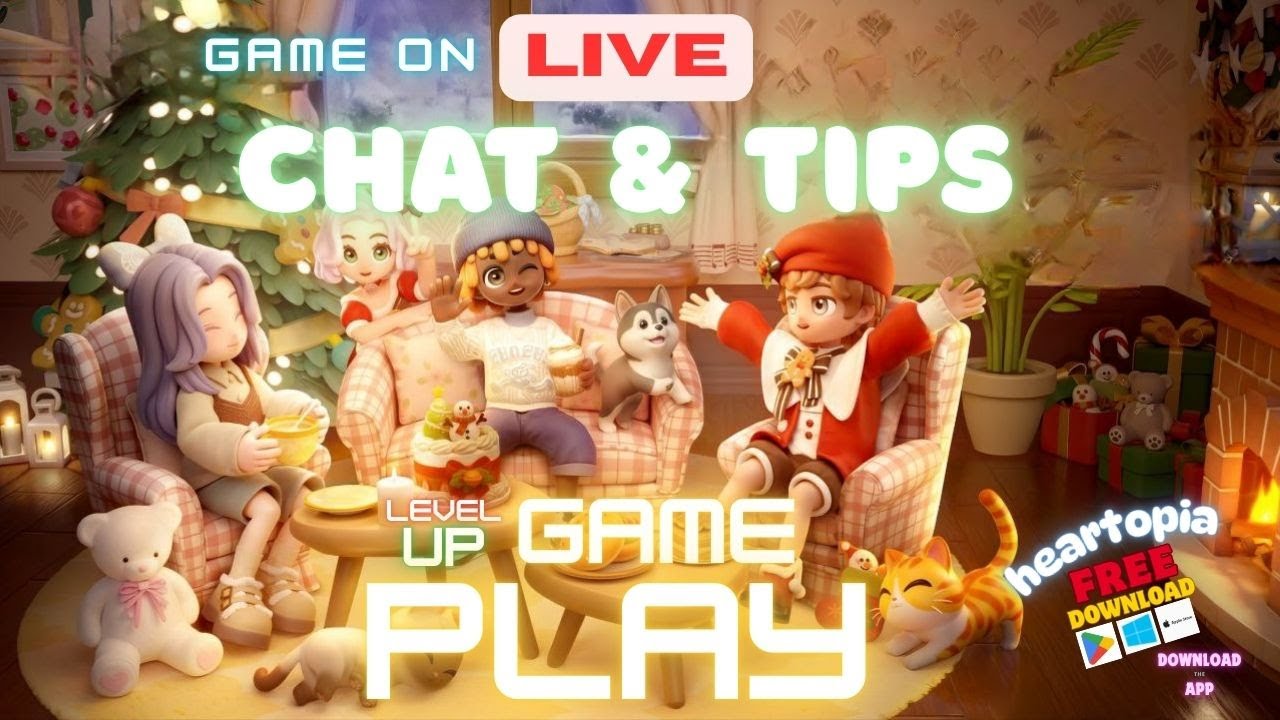 Heartopia Game Play, Daily Activities & Quests, Live Chat tips to audiences #myanglish