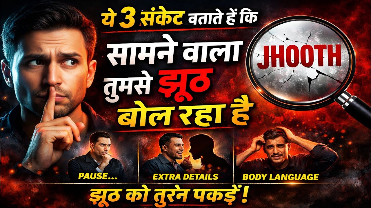 ये 3 संकेत बताते हैं कि सामने वाला तुमसे झूठ बोल रहा है