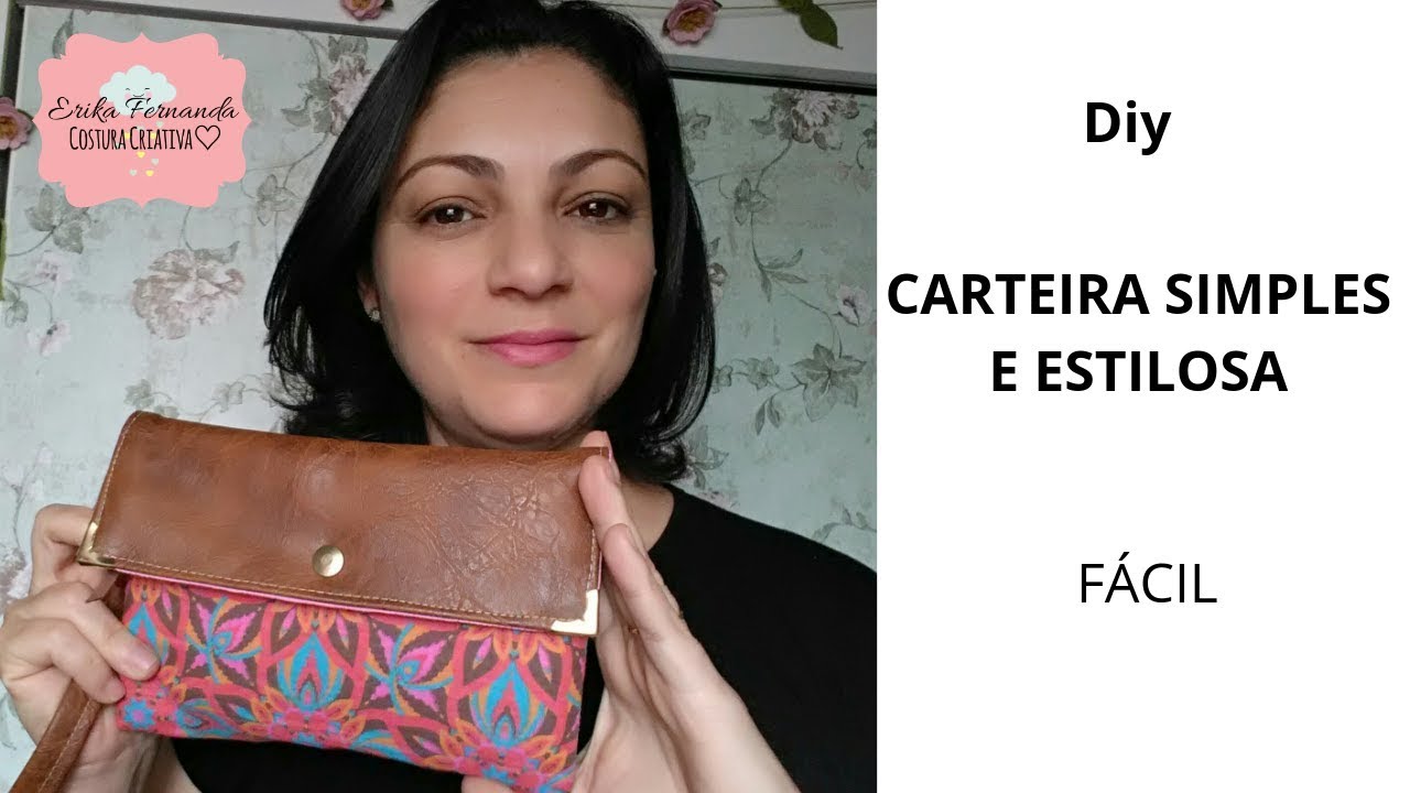 Carteira Simples com Estilo - F&aacute;cil