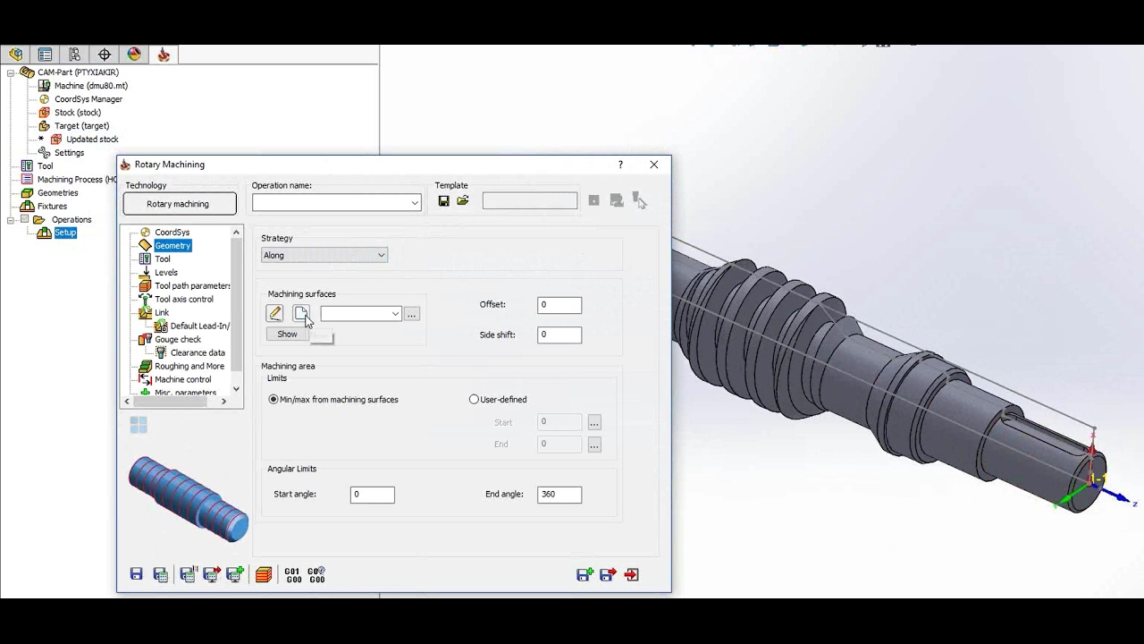 SolidCAM - Rotary Machining