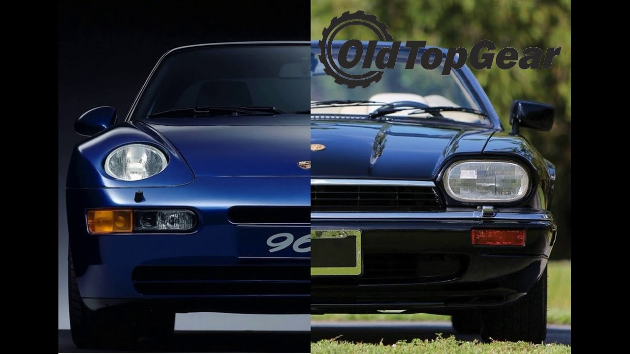Old Top Gear (Топ Гир русская озвучка) - Porsche 968 & Jaguar XJS with Jeremy Clarkson