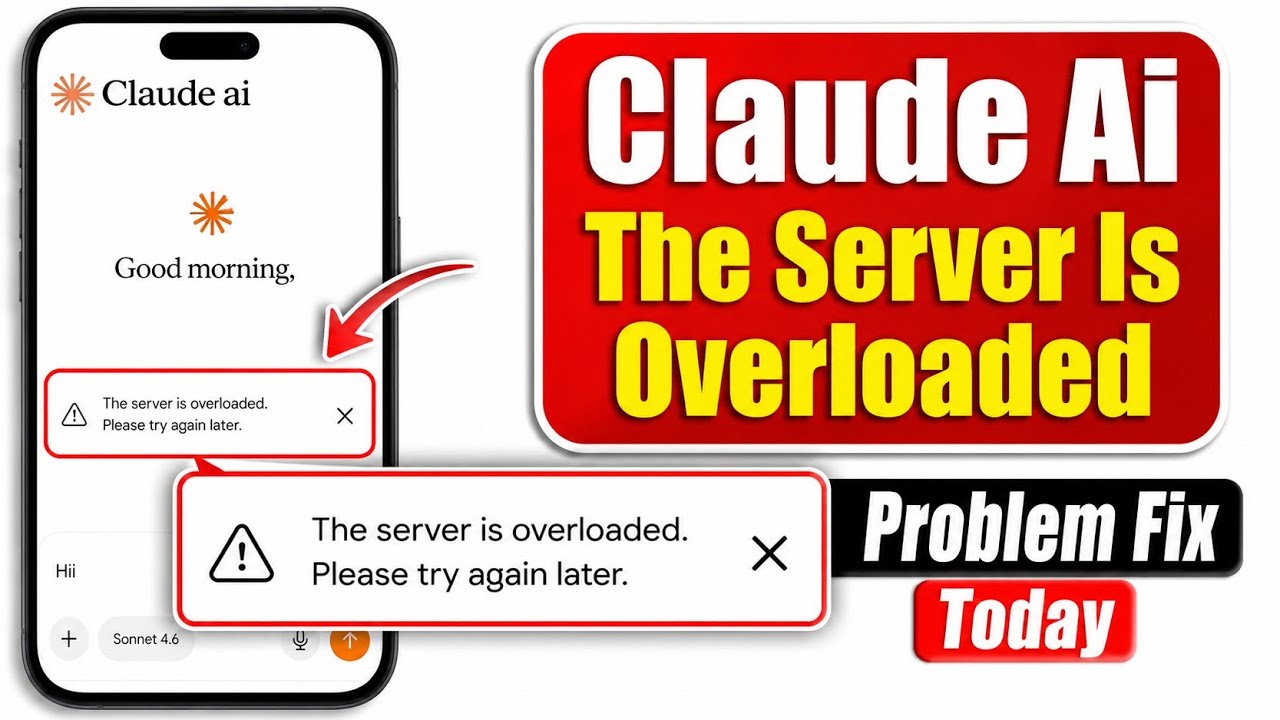 Fix Claude Ai The Servers is Overloaded Please Try again Later | Claude Ai Not Working Today