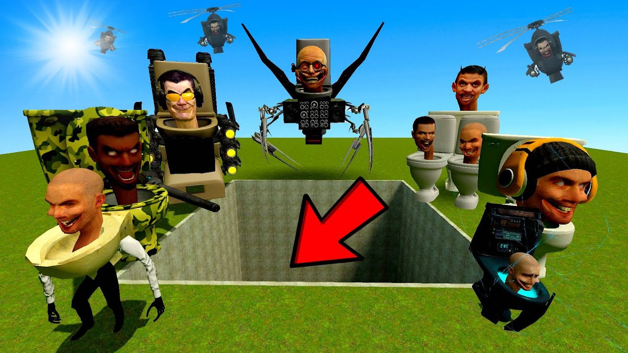 BACAMO SKIBIDI TOILET U RUPU! [1000KM!!!] (Garry's mod skibidi toilet)