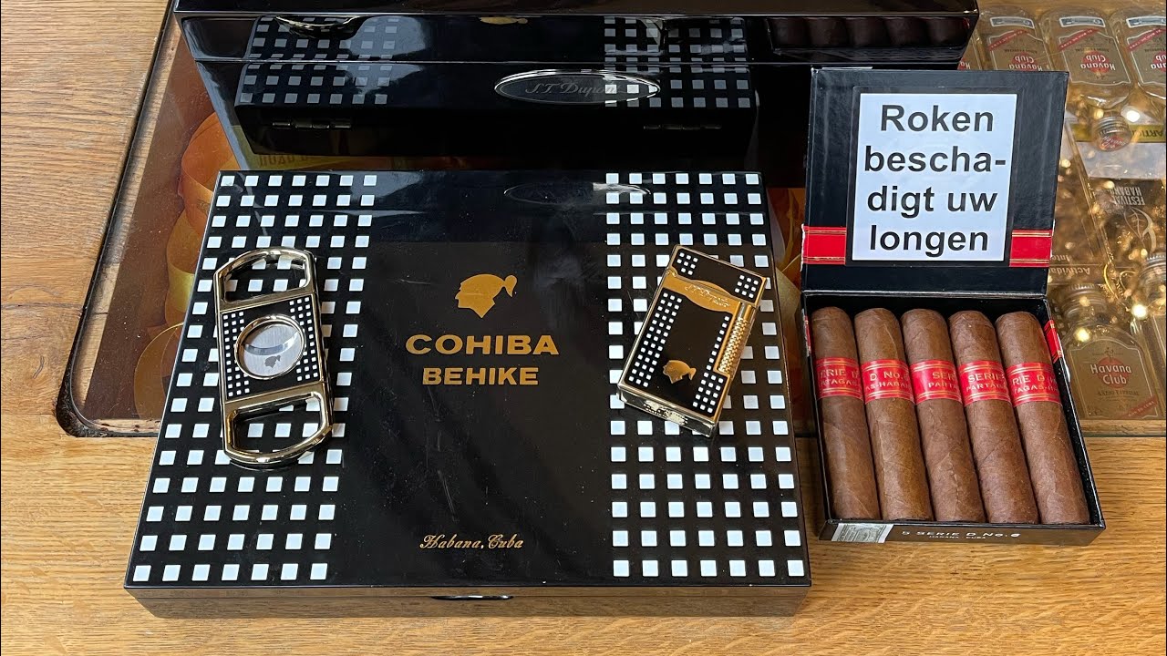 Review: St Dupont Behike products and Smoking a 2016 Partagas D6