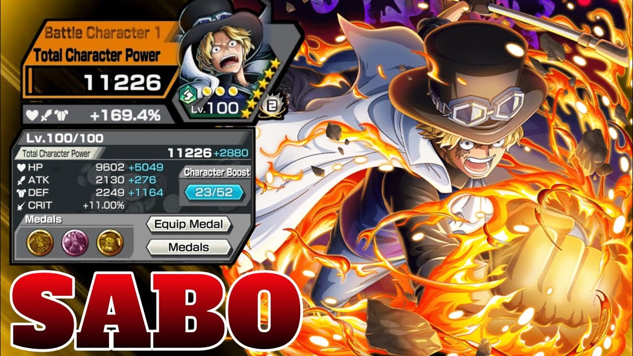 ИГРОВОЙ ПРОЦЕСС SABO | ONE PIECE BOUNTY RUSH | OPBR