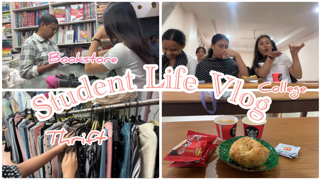A Realistic Day in My Life as a Student | Shopping & Books 📚