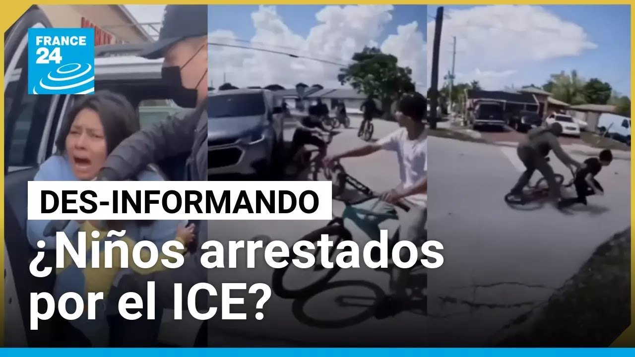 &iquest;Estas im&aacute;genes muestran al ICE arrestando menores migrantes en Estados Unidos? &bull; FRANCE 24