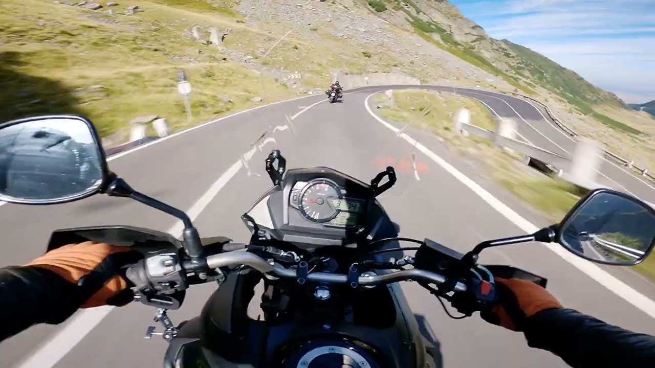 TRANSFAGARASAN ROAD ROMANIA 🇷🇴, SUZUKI V-STROM 650, HONDA AFRICA TWIN