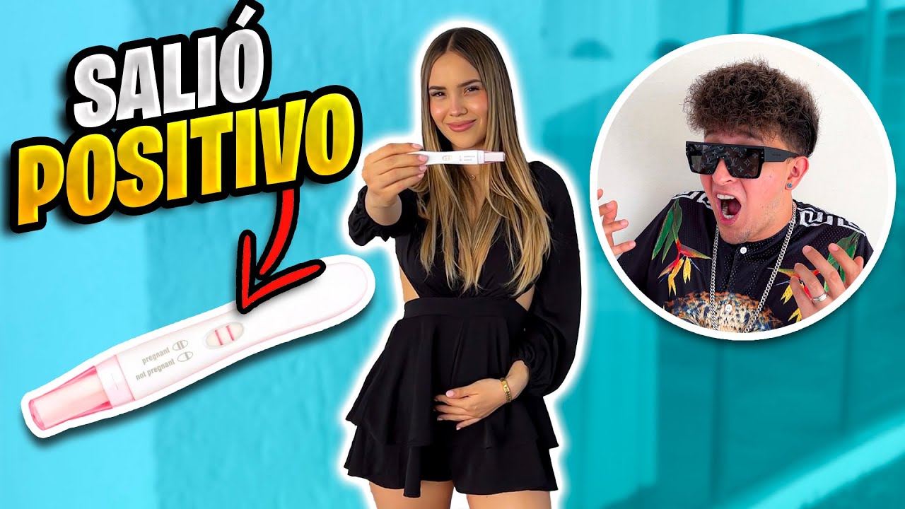 ME HICE PRUEBA DE EMBARAZO Y SALIO POSITIVA *así reaccionó mi esposo*