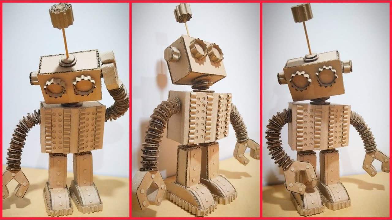 Como Hacer un ROBOT de CARTÓN *Articulado*