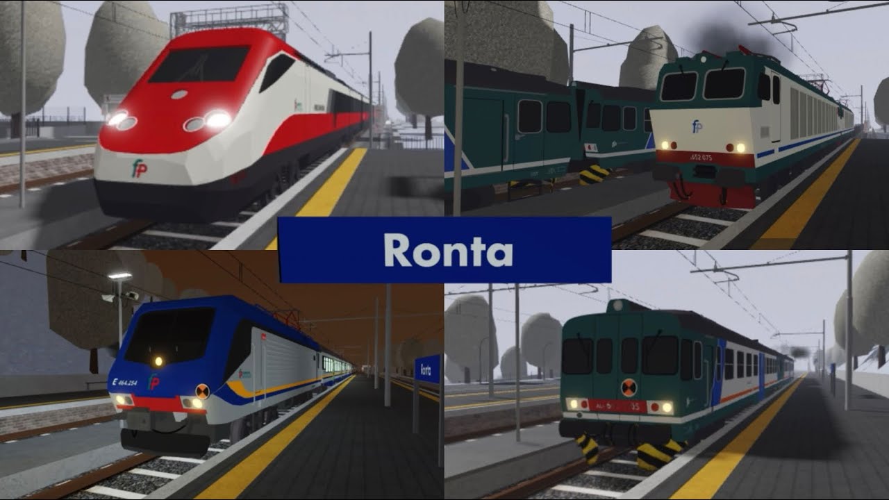 Treni in transito a Ronta 