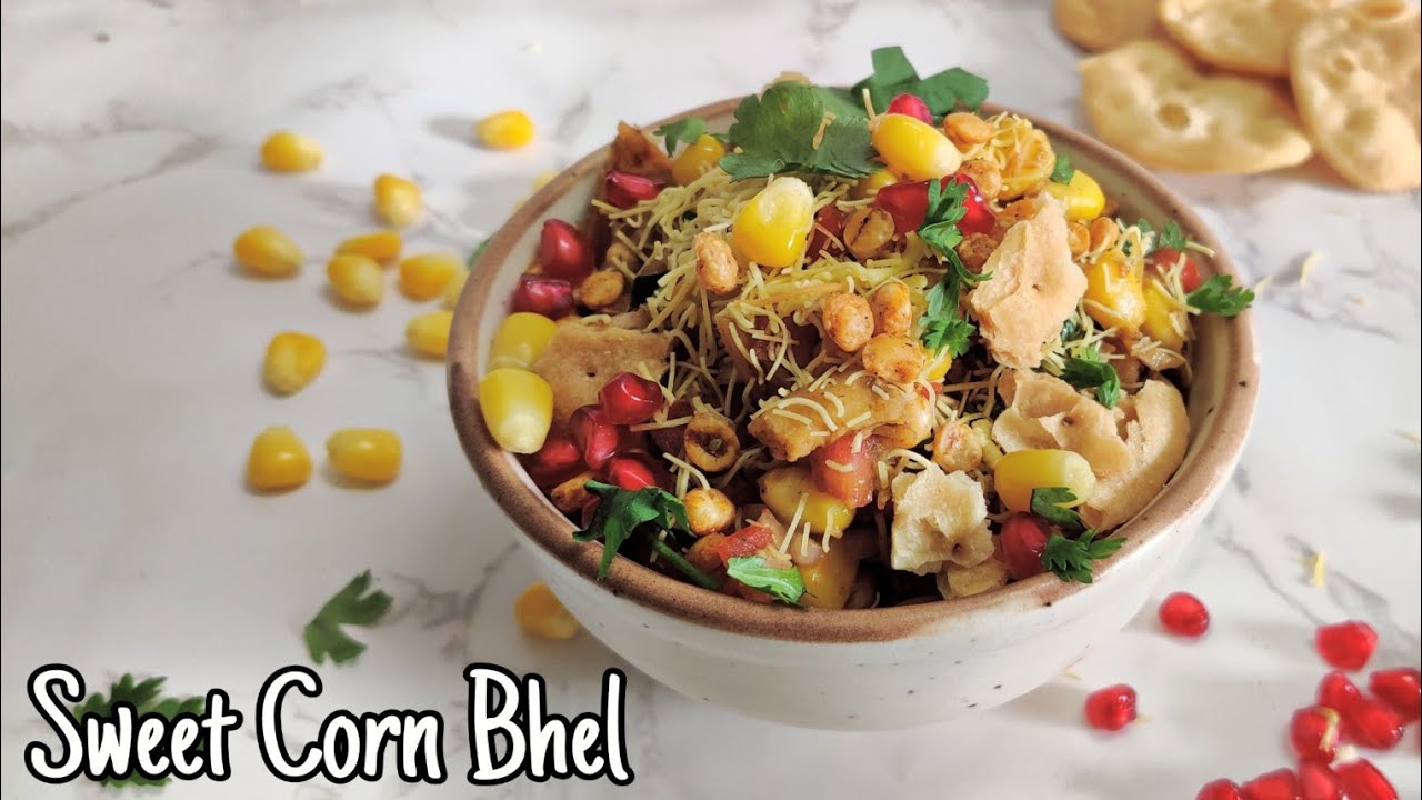 Sweet Corn Bhel | Masala Corn Chaat |  Sweet Corn Recipes #snackrecipes #sweetcorn #teatimesnack