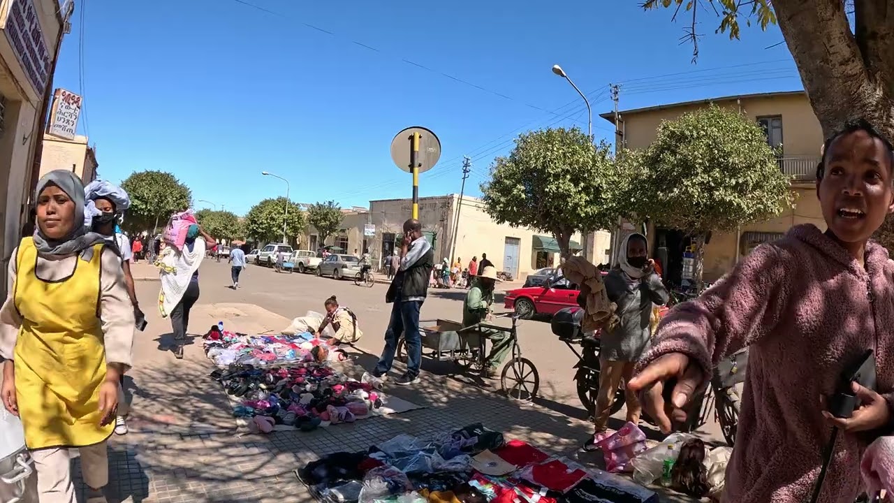 Open markets in Asmara, Eritrea