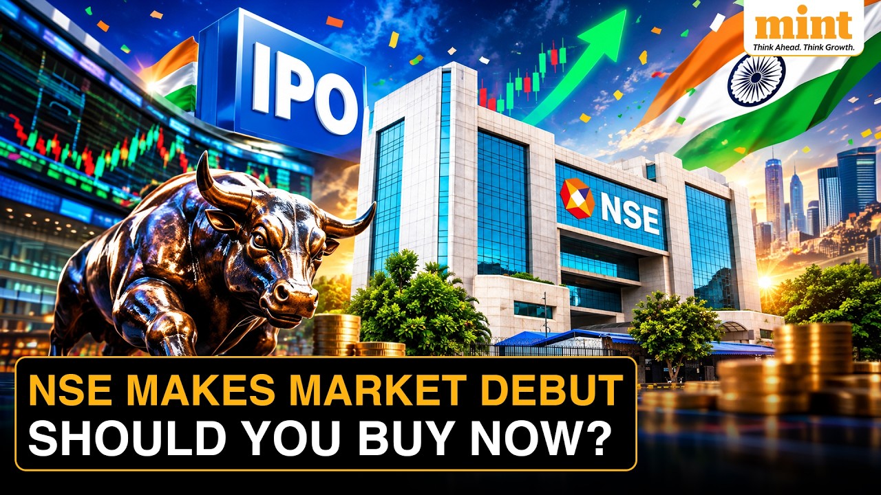 NSE Debuts at ₹1,800 After Mega IPO, Valuing India&rsquo;s Biggest Exchange at $46 Billion | Watch