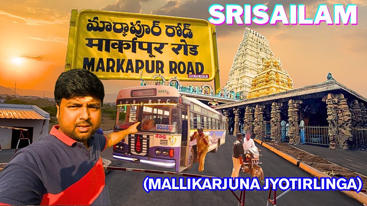 MARKAPUR ROAD to SRISAILAM BUS JOURNEY by APSRTC EXPRESS BUS | SRISAILAM DAM | NALLAMALA FOREST|2025