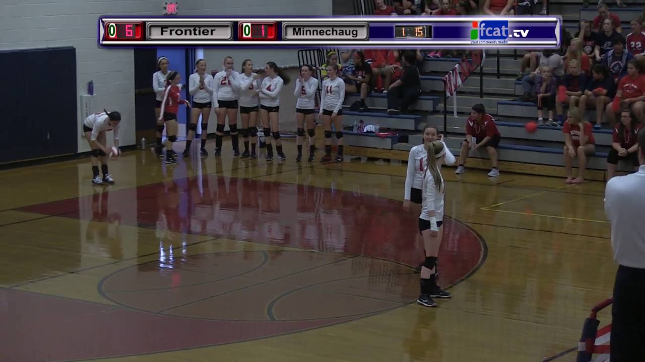 Frontier Regional Red Hawks Volleyball  vs Minnechaug 9/22/16