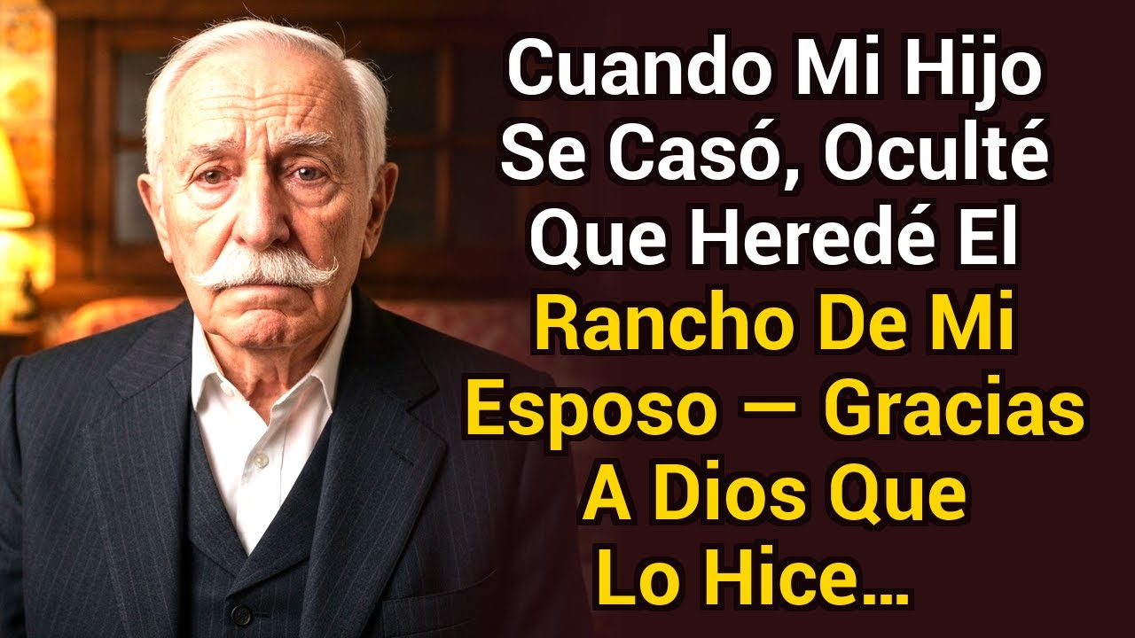Cuando mi hijo se casó, escondí que heredé el rancho de mi esposo — gracias a Dios que lo hice
