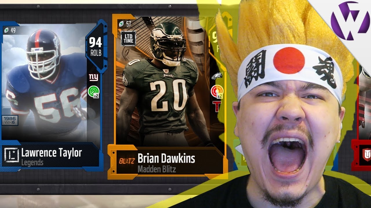 NEW LIMITED TIME BLITZ BRIAN DAWKINS!!! - Madden 18 Legends Fantasy Bundle