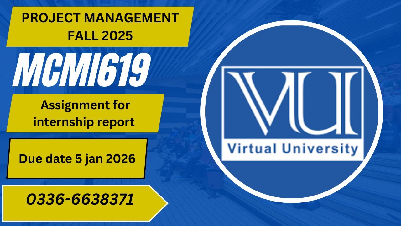 mcmi619 internship report management  assignment solution 2025