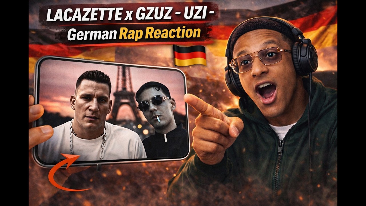LACAZETTE x GZUZ - UZI - German Rap Reaction