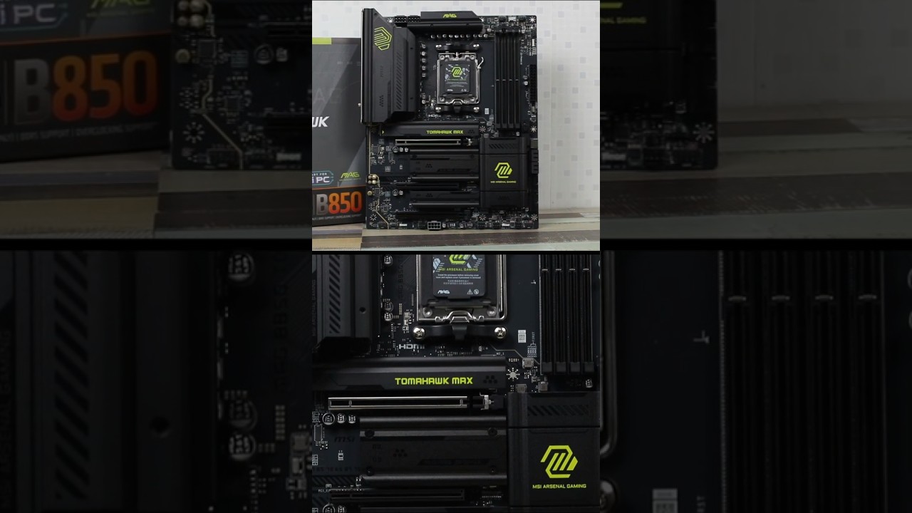 Коротко про материнку MSI MAG B850 TOMAHAWK MAX WIFI #MSI #B850 #Motherboard