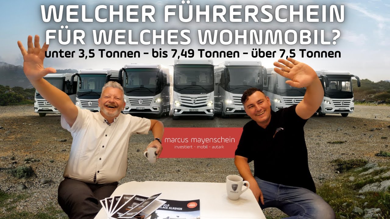 Fahrlehrer klärt auf: Welcher Führerschein für welches Wohnmobil - ALLE DETAILS - alter 3er vs. EU
